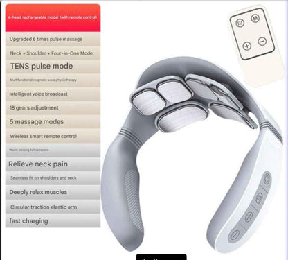 NeckNest 4D Shiatsu Neck Massager with Heat