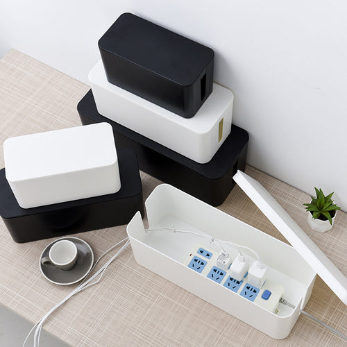 Large Plastic Cable Management Box for Power Strips