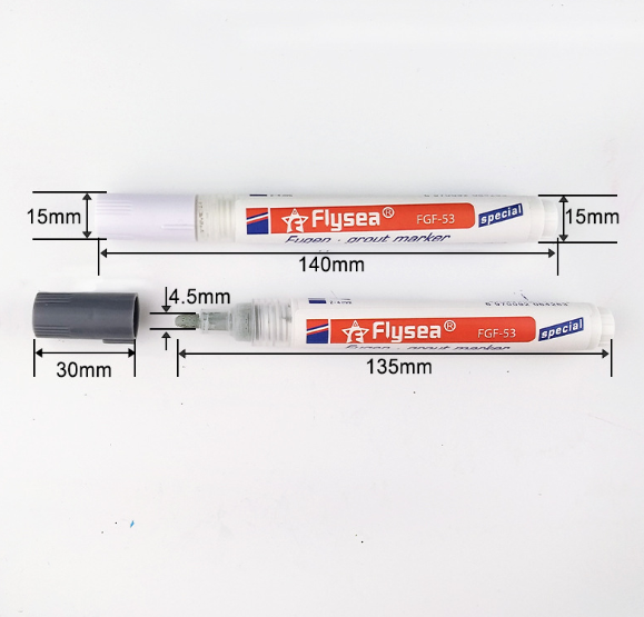 Tile Gap Color Repair Pen - White Grout Touch-Up Marker