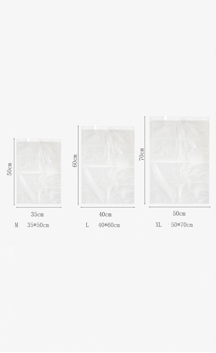 Hand Roll Compression Vacuum Storage Bags for Travel