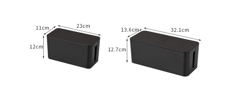 Large Plastic Cable Management Box for Power Strips